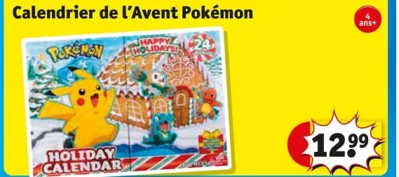 Offre: Calendrier de l'Avent Pokémon