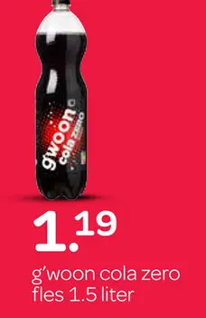 Aanbieding: g'woon cola zero