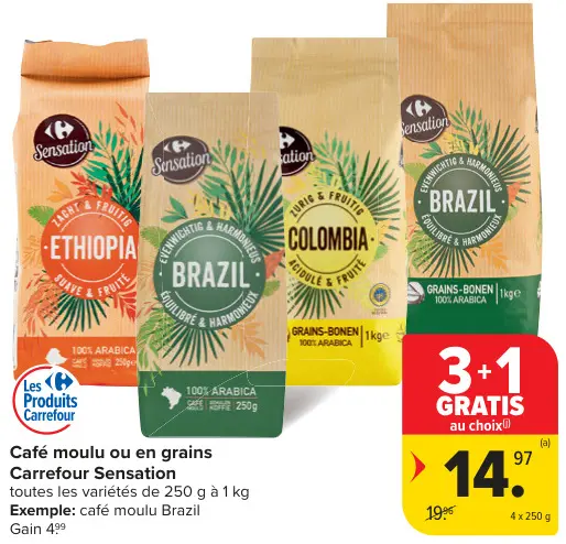 Offre: Café moulu ou en grains