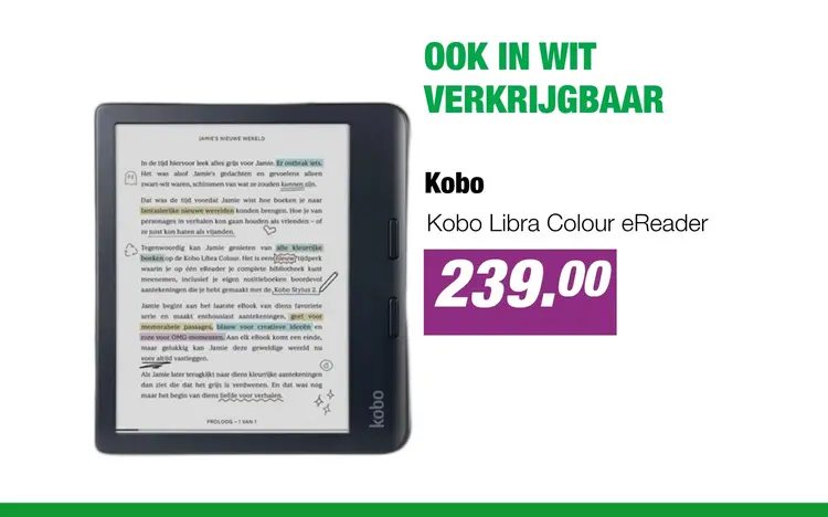 Aanbieding: Kobo Libra Colour eReader