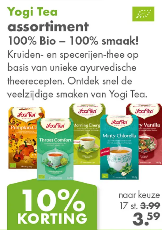 Aanbieding: Diverse kruiden- en specerijen-thee 