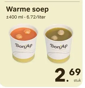 Promotie: Warme soep