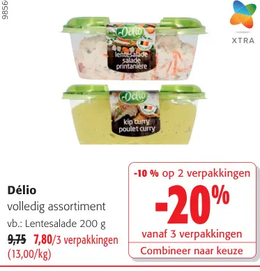 Promotie: Délio salades