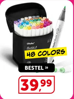 Promotie: Alcohol Markers