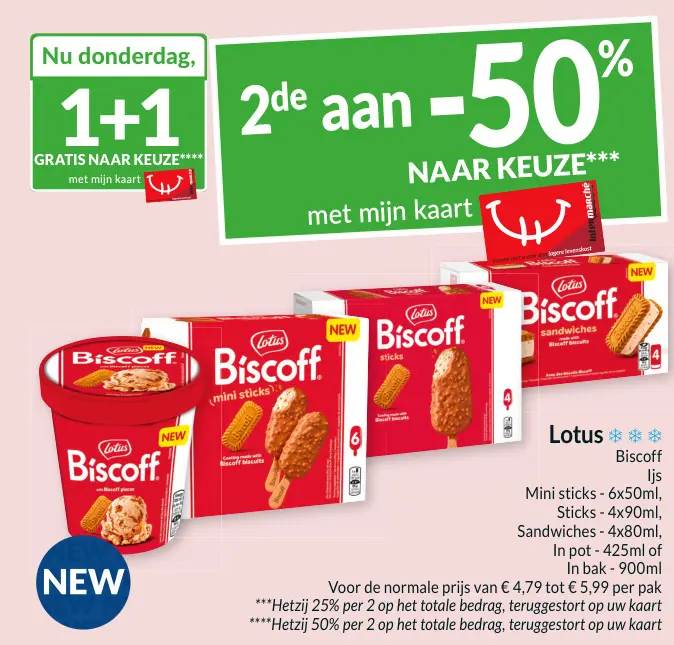 Promotie: Biscoff Ijs