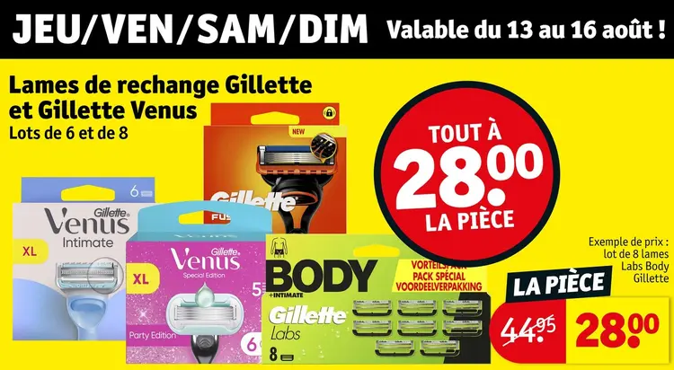Offre: Lames de rechange
