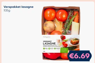 Aanbieding: Verspakket lasagne