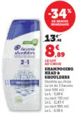 Aanbieding: SHAMPOOING HEAD & SHOULDERS