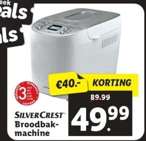 Aanbieding: SILVERCREST Broodbak-machine