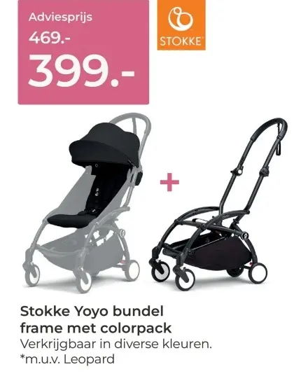 Aanbieding: Stokke Yoyo bundel frame met colorpack