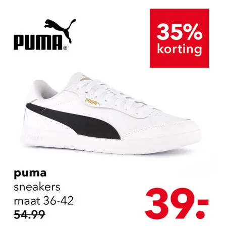 Aanbieding: Shuffle dames sneakers wit zwart