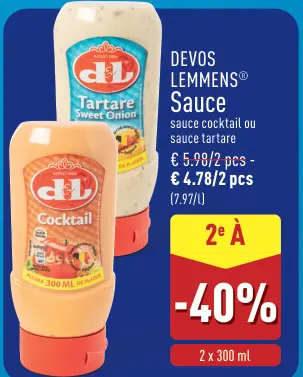 Offre: DEVOS LEMMENS® Sauce