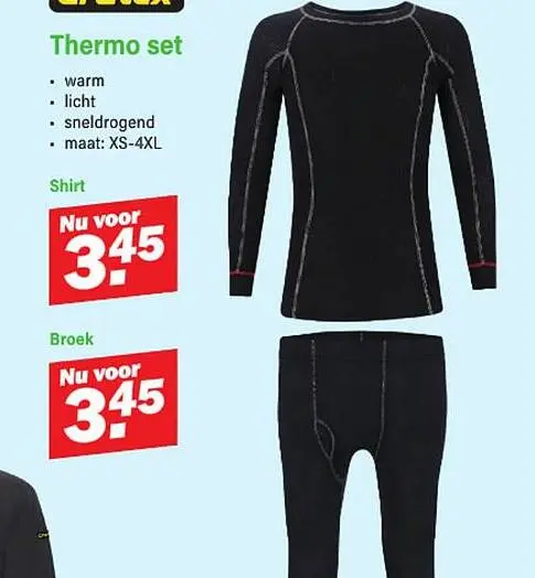 Promotie: Thermo set