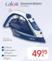 Promotie: Stoomstrijkijzer