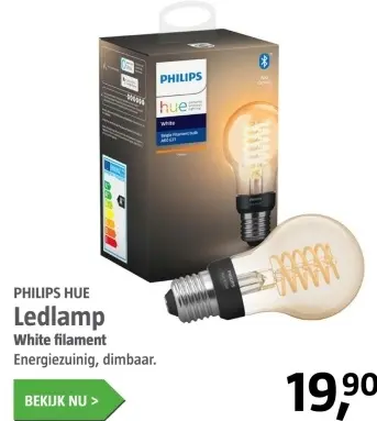 Aanbieding: Ledlamp White filament