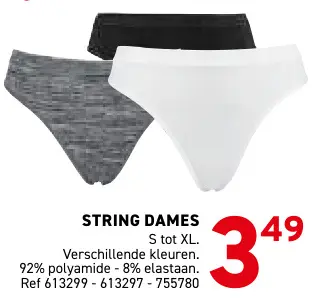 Promotie: String dames