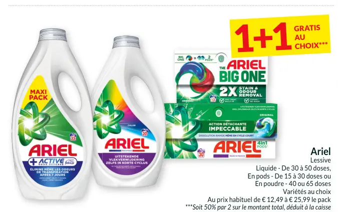 Offre: Ariel Lessive