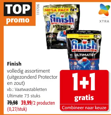 Promotie: Vaatwastabletten Ultimate