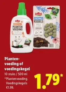 Aanbieding: Plantenvoeding of voedingskegel