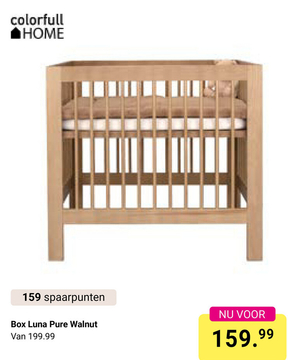Aanbieding: Box Luna Pure Walnut