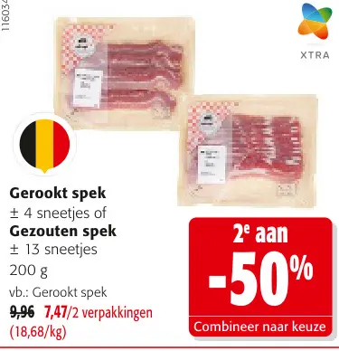 Promotie: Gerookt spek of Gezouten spek