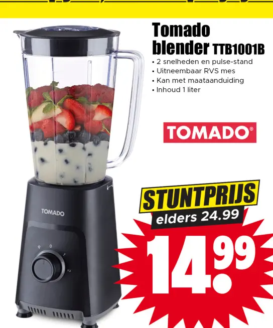 Aanbieding: Tomado blender