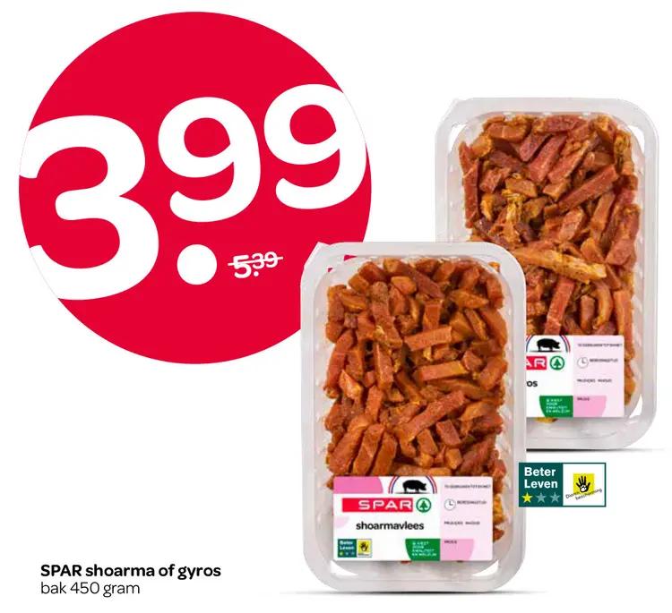 Aanbieding: Shoarma of gyros