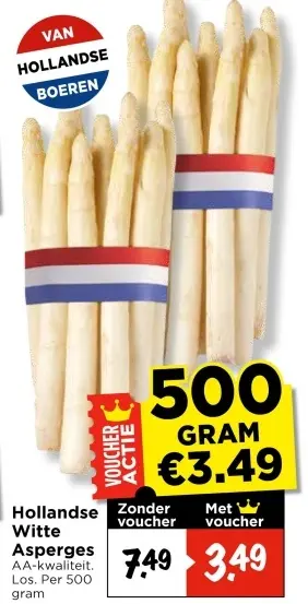 Hollandse Witte Asperges