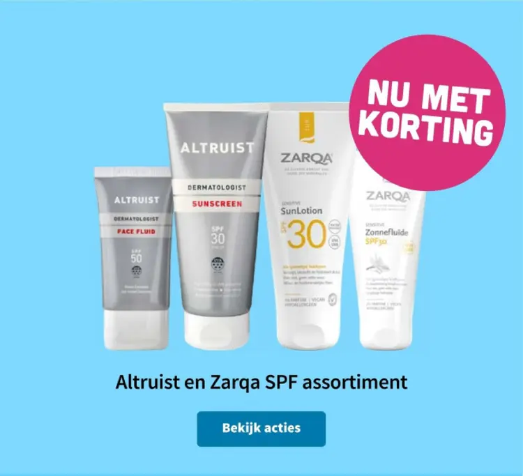 Aanbieding: Altruist en Zarqa SPF assortiment