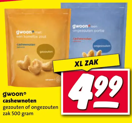 Aanbieding: cashewnoten