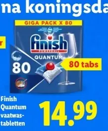 Aanbieding: Finish Quantum vaatwastabletten