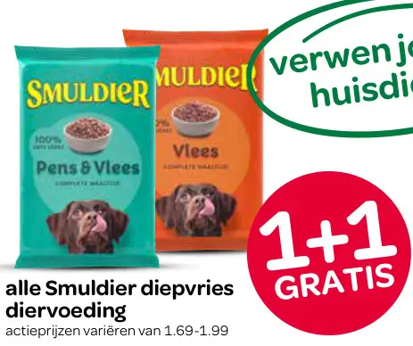 Aanbieding: Diepvries diervoeding