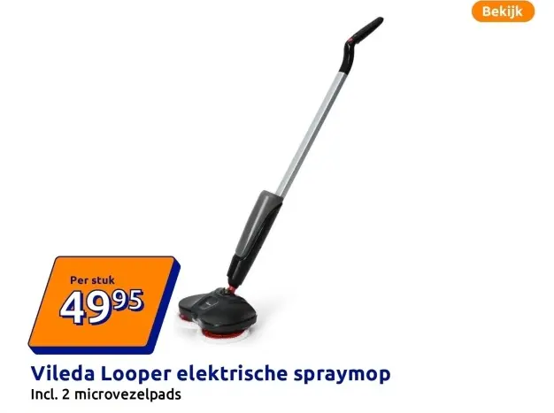 Promotie: Looper elektrische spraymop
