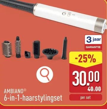 Promotie: 6-in-1-haarstylingset