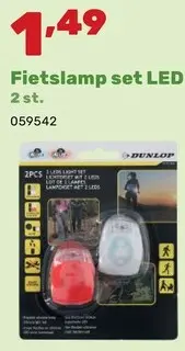 Promotie: Fietslamp set LED