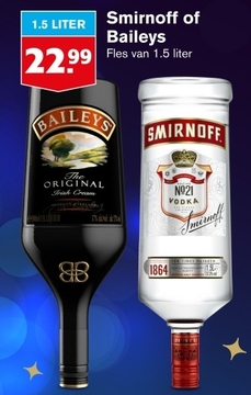 Aanbieding: Smirnoff of Baileys