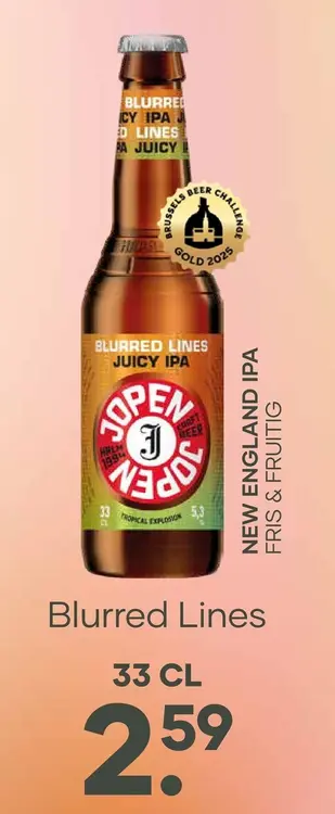 Aanbieding: Blurred Lines Juicy IPA