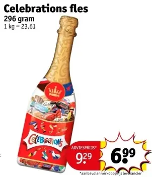 Promotie: Celebrations fles