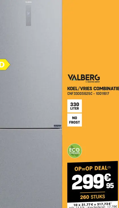 Promotie: Koel/vries combinatie