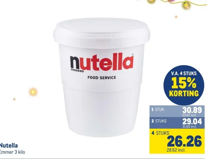Aanbieding: Nutella