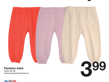 Offre: Pantalon bébé