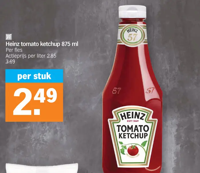 Promotie: tomato ketchup
