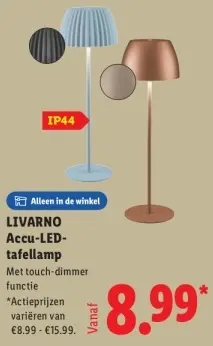Aanbieding: Accu-LED-tafellamp