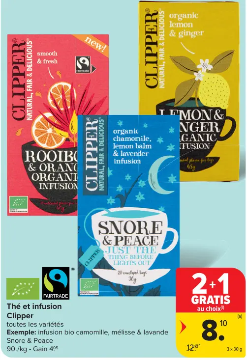 Offre: Thé et infusion