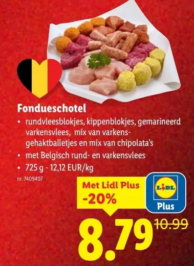 Promotie: Fondueschotel