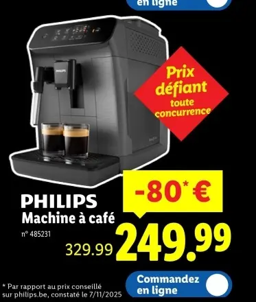 Offre: Machine à café