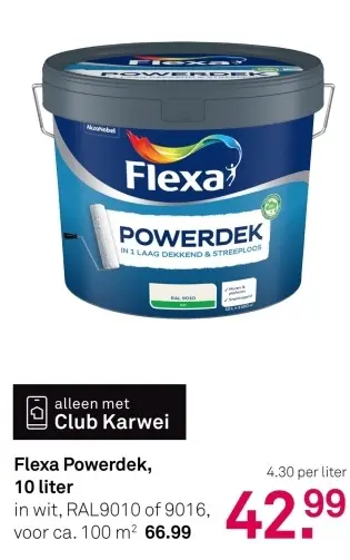 Aanbieding: Powerdek 10 liter