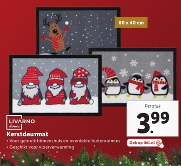 Aanbieding: Deurmat kerst