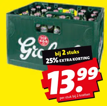 Aanbieding: Krat bier