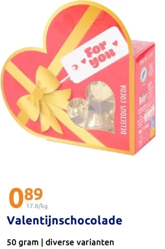 Promotie: Valentijnschocolade